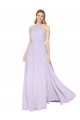Lilac High Neck Sleeveless A-Line Formal Evening Gown / Prom Dress / Bridesmaid Dress Townsville