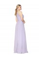 Lilac High Neck Sleeveless A-Line Formal Evening Gown / Prom Dress / Bridesmaid Dress Townsville