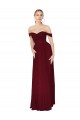 Burgundy High Neck Sleeveless Mermaid Formal Dress / Bridesmaid Dress Townsville