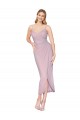 Primrose High Neck Sleeveless V-Back Soft Chiffon Mermaid High Low Evening Gown / Prom Dress / Bridesmaid Dress Townsville