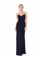 Dark Navy High Neck Sleeveless V-Back Mermaid Bridesmaid Dress / Formal Dress Townsville