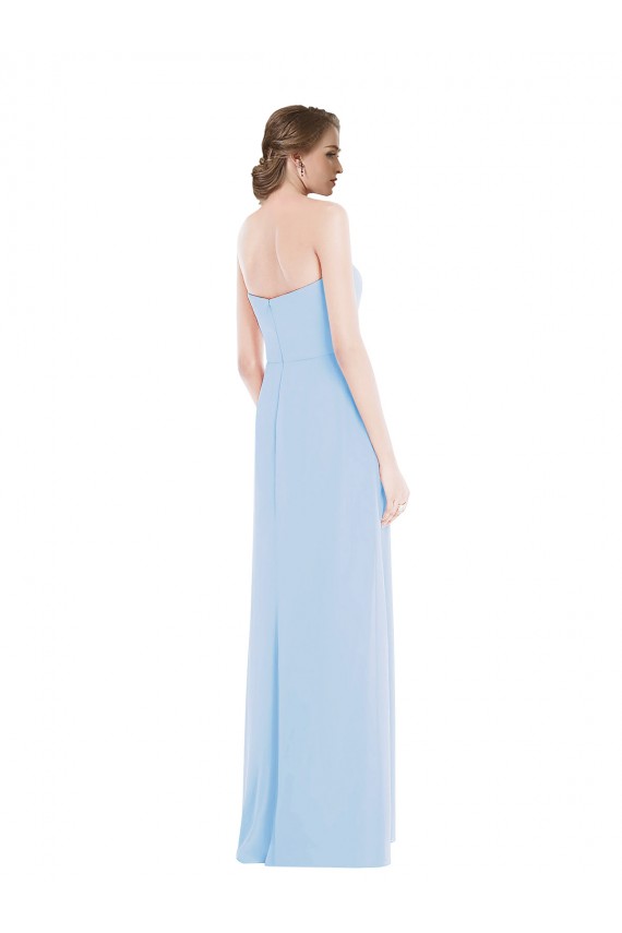 Light Sky Blue Sweetheart Sleeveless A-Line Formal Dress / Bridesmaid Dress Townsville