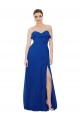 Royal Blue Strapless Sleeveless A-Line Bridesmaid Dress Townsville