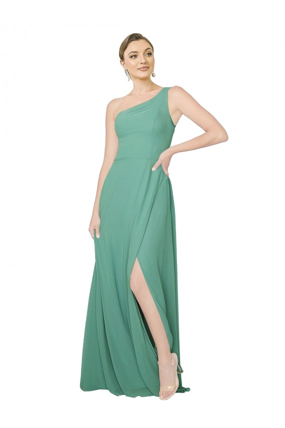 Icelandic Silver Strapless Sleeveless A-Line Bridesmaid Dress Townsville