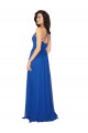 Royal Blue V-Neck Sleeveless Open Back A-Line Evening Dress / Bridesmaid Dress Townsville