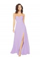 Lilac Strapless Sleeveless Low Back A-Line Bridesmaid Dress / Evening Dress Townsville