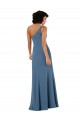 Burgundy One Shoulder Sleeveless A-Line Formal Evening Gown / Bridesmaid Dress Townsville
