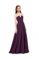 Grape Strapless Sleeveless Low Back A-Line Formal Dress / Bridesmaid Dress Townsville