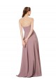 Grape Strapless Sleeveless Low Back A-Line Formal Dress / Bridesmaid Dress Townsville
