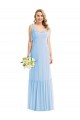 Light Sky Blue Sweetheart Sleeveless A-Line Semi Formal Evening Dress / Bridesmaid Dress Townsville