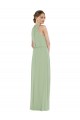 Smoke Green High Neck Sleeveless A-Line Semi Formal Evening Dress / Bridesmaid Dress Townsville