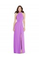 Violet Halter Neck Sleeveless Open Back A-Line Formal Evening Gown / Bridesmaid Dress Townsville