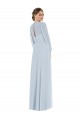 Sea Glass Strapless Puff Sleeves Keyhole Back A-Line Formal Evening Gown / Bridesmaid Dress Townsville