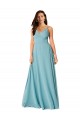 Turquoise V-Neck Sleeveless A-Line Bridesmaid Dress Townsville