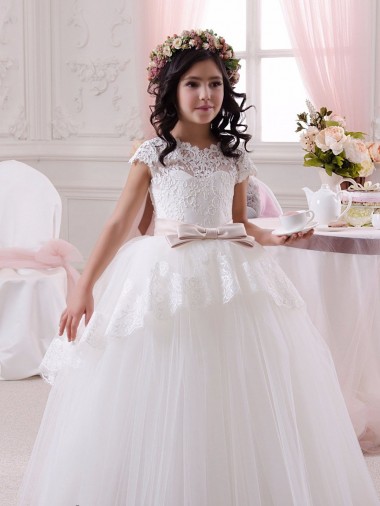 Ivory Sweetheart Sleeveless Ball Gown Flower Girl Dresses Townsville