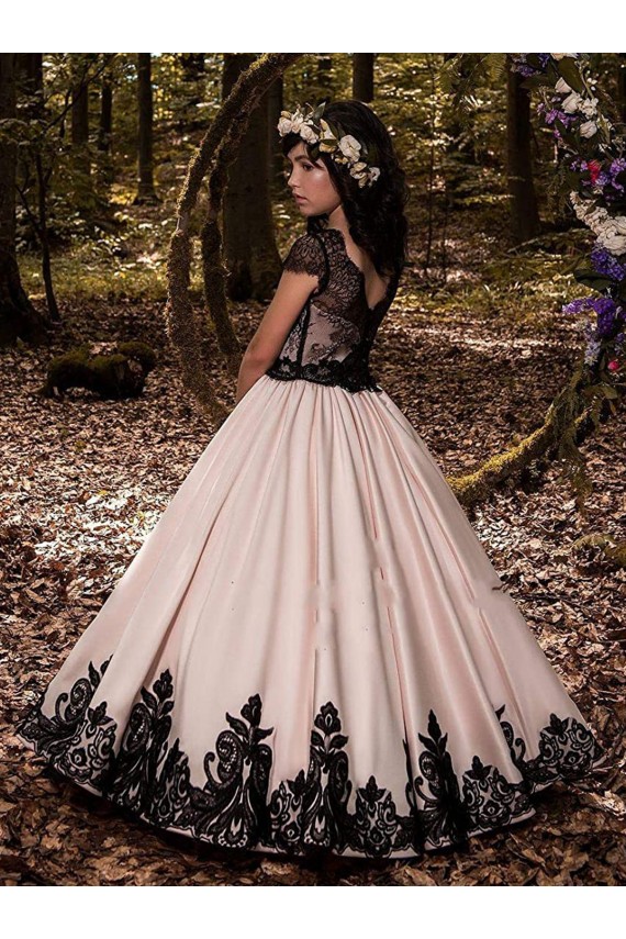 Ivory Sweetheart Sleeveless Ball Gown Flower Girl Dress for Wedding Townsville