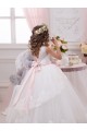 Ivory Sweetheart Sleeveless V-Back Ball Gown Flower Girl Dress for Wedding Townsville