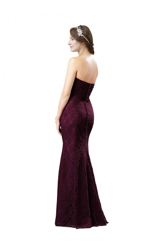 Grape Sweetheart Sleeveless A-Line Bridesmaid Dress Townsville