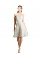 Ivory,Champagne Strapless Sleeveless A-Line Bridesmaid Dress Townsville