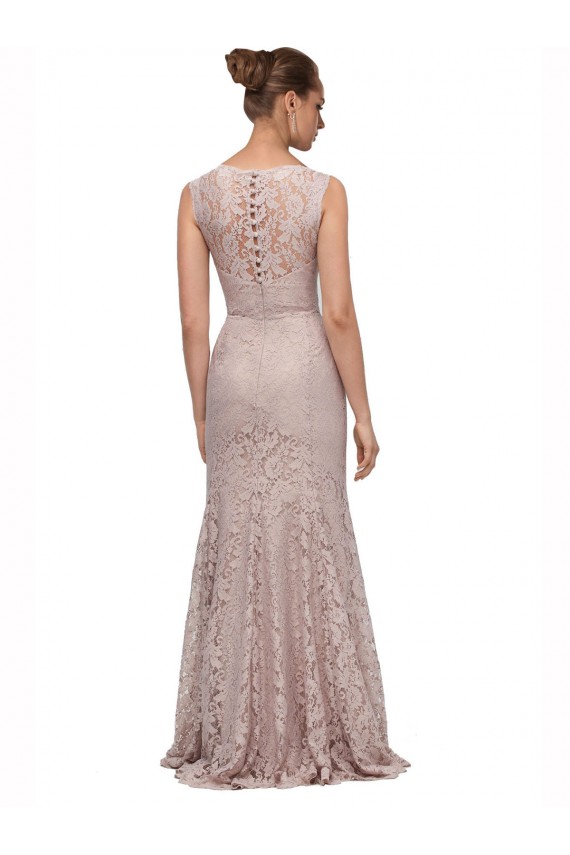 Scoop Neck Sleeveless Mermaid Prom Dress / Bridesmaid Dress Townsville