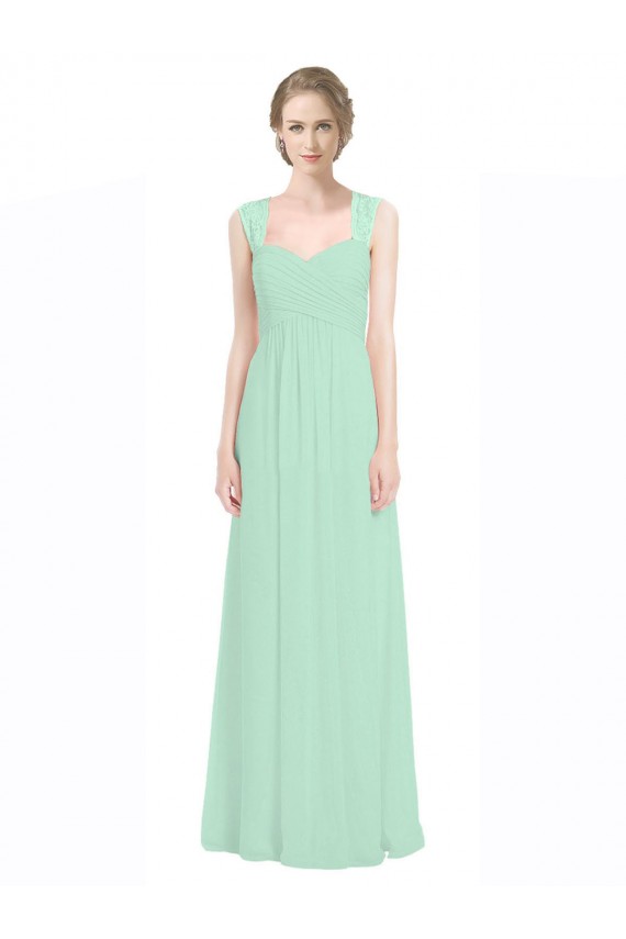 Mint Green Sweetheart Sleeveless Keyhole Back A-Line Bridesmaid Dress Townsville