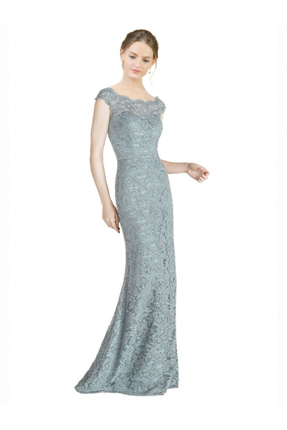 Off the Shoulder Cap Sleeves Mermaid Prom Dress / Bridesmaid Dress Townsville