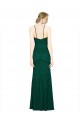 Dark Green High Neck Sleeveless Low Back Mermaid Prom Dress / Bridesmaid Dress Townsville