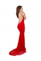 Red High Neck Sleeveless Open Back Mermaid Evening Gown / Prom Dress / Bridesmaid Dress Townsville