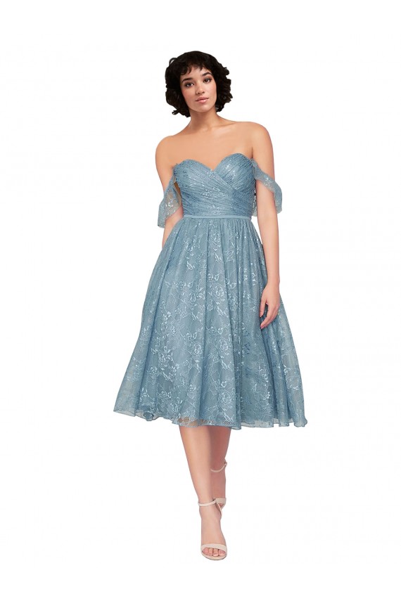 Sweetheart Sleeveless Keyhole Back Lace A-Line Bridesmaid Dress Townsville