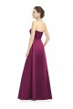 Merlot Strapless Sleeveless A-Line Bridesmaid Dress Townsville