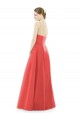 Firecracker Jewel Neck Sleeveless A-Line Bridesmaid Dress Townsville