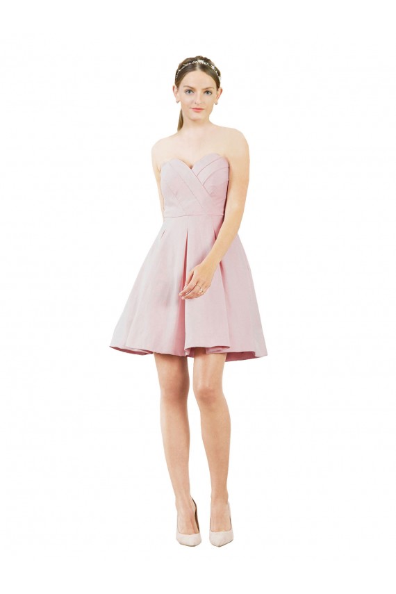 Pink Sweetheart Sleeveless A-Line Evening Gown / Bridesmaid Dress Townsville