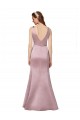 Burgundy V-Neck Sleeveless V-Back Sheath Formal Evening Gown / Prom Dress / Bridesmaid Dress Townsville