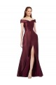 Burgundy Gold Strapless Cap Sleeves A-Line Black Tie Evening Gown / Prom Dress / Bridesmaid Dress Townsville