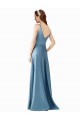 High Neck Sleeveless A-Line Black Tie Prom Dress / Bridesmaid Dress Townsville