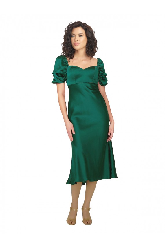 Hunter Sweetheart Short Sleeves Low Back A-Line Formal Evening Gown / Prom Dress / Bridesmaid Dress Townsville