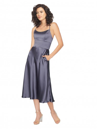 Dusk Scoop Neck Sleeveless Keyhole Back A-Line Prom Dress / Bridesmaid Dress Townsville