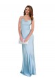 Light Sky Blue Cowl Neck Sleeveless Open Back Sheath Formal Evening Gown / Prom Dress / Bridesmaid Dress Townsville