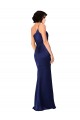 Sapphire One Shoulder Sleeveless A-Line Black Tie Evening Gown / Prom Dress / Bridesmaid Dress Townsville