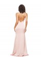 Pink One Shoulder Sleeveless Low Back Sheath Formal Evening Gown / Prom Dress / Bridesmaid Dress Townsville