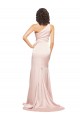 Pink One Shoulder Sleeveless Sheath Black Tie Evening Dress / Prom Dress / Bridesmaid Dress Townsville