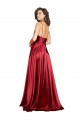Burgundy Cowl Neck Sleeveless Low Back A-Line Black Tie Evening Dress / Prom Dress / Bridesmaid Dress Townsville