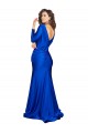 Royal Blue V-Neck Long Sleeves V-Back Mermaid Formal Evening Gown / Prom Dress / Bridesmaid Dress Townsville