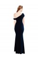 Dark Navy One Shoulder Sleeveless Mermaid Formal Evening Gown / Prom Dress / Bridesmaid Dress Townsville
