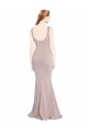 Dusty Pink Scoop Neck Cap Sleeves Mermaid Formal Evening Gown / Prom Dress / Bridesmaid Dress Townsville