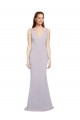 Arctic Lilac V-Neck Sleeveless Keyhole Back Mermaid Formal Evening Gown / Prom Dress / Bridesmaid Dress Townsville