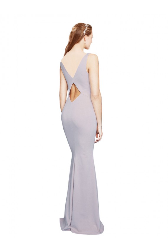 Arctic Lilac V-Neck Sleeveless Keyhole Back Mermaid Formal Evening Gown / Prom Dress / Bridesmaid Dress Townsville