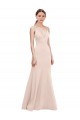Pink V-Neck Sleeveless V-Back A-Line Formal Dress / Bridesmaid Dress Townsville