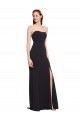 Dark Navy Strapless Sleeveless Low Back A-Line Formal Evening Gown / Prom Dress / Bridesmaid Dress Townsville