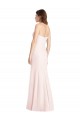 Pink Strapless Sleeveless Low Back Trumpet Semi Formal Evening Dress / Prom Dress / Bridesmaid Dress Townsville